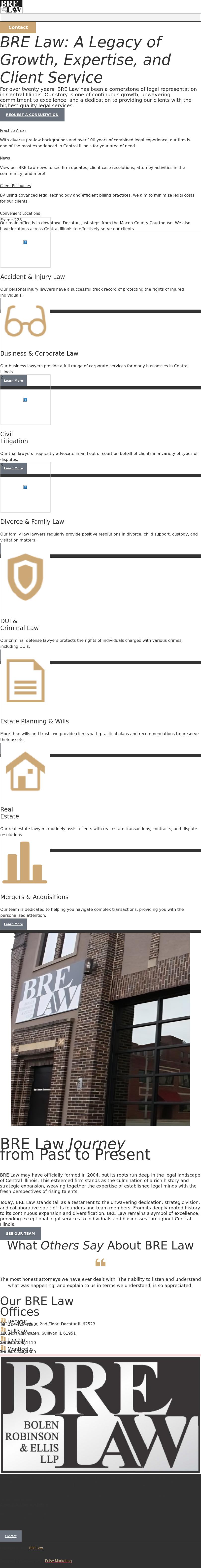 Bolen Robinson & Ellis LLP - Decatur IL Lawyers