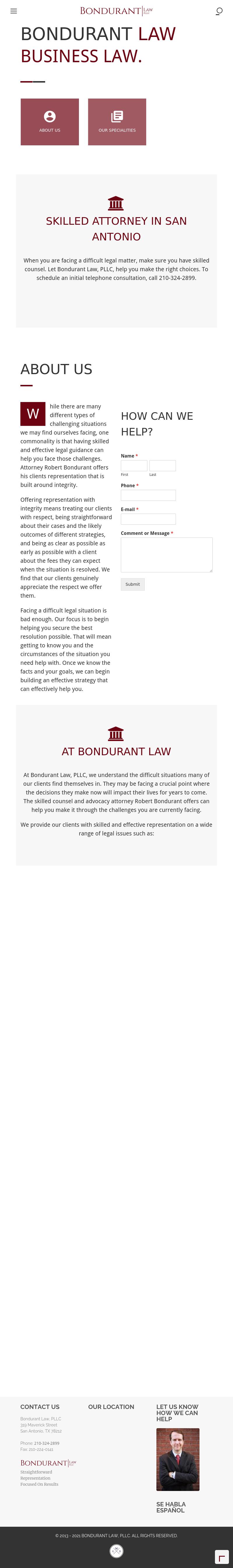 Bondurant Law, PLLC - San Antonio TX Lawyers