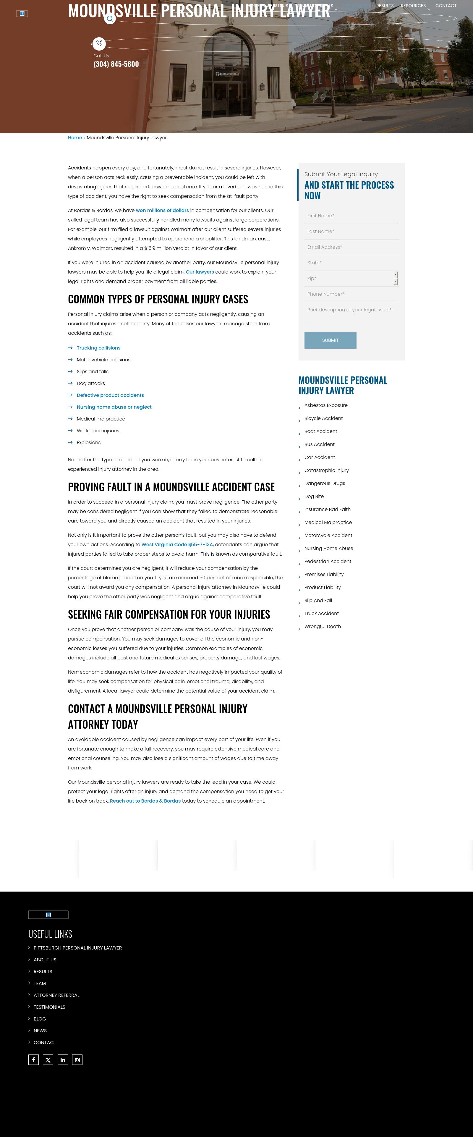 Bordas and Bordas Attorneys, PLLC - Moundsville WV Lawyers