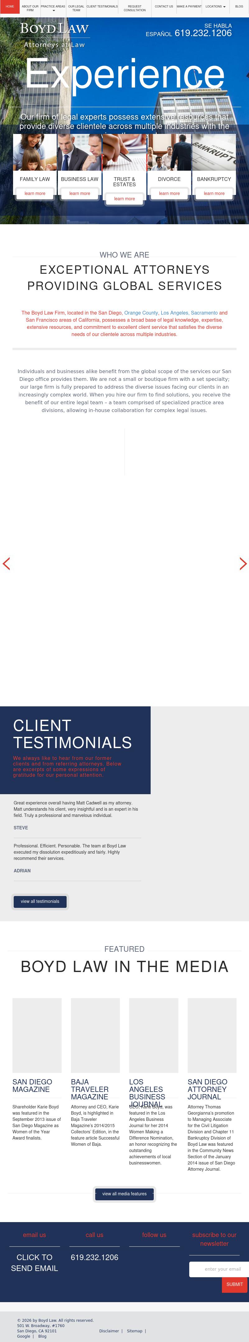 Boyd Law San Diego - San Diego CA Lawyers