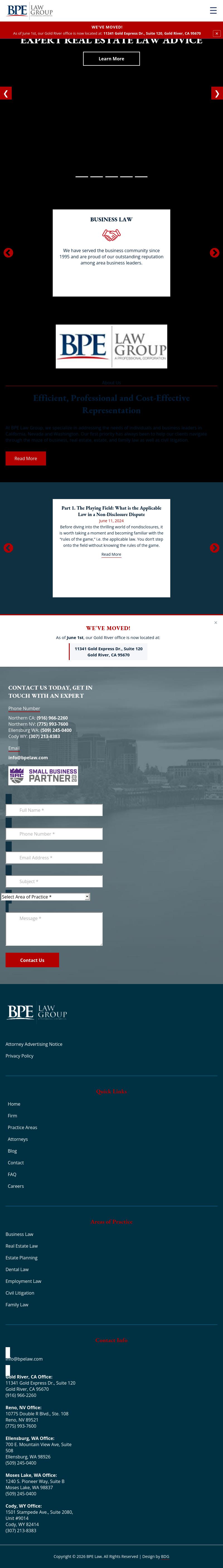 BPE Law Group PC - Gold River CA Lawyers