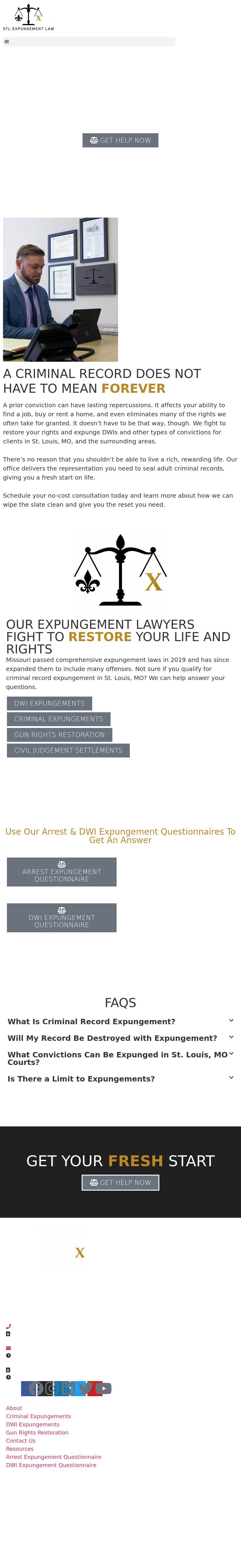 Bradley Chapman - St. Louis Expungement Law - St. Louis MO Lawyers