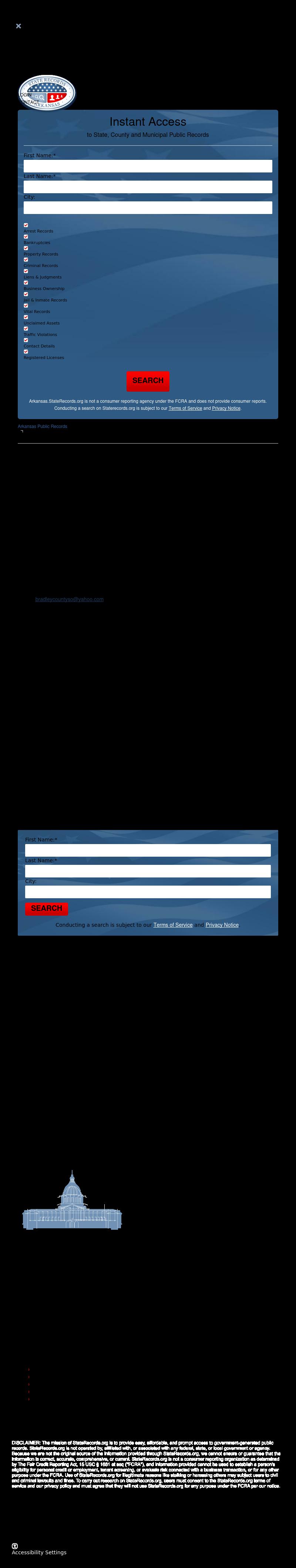 Bradley County Court Records - Warren AR Lawyers