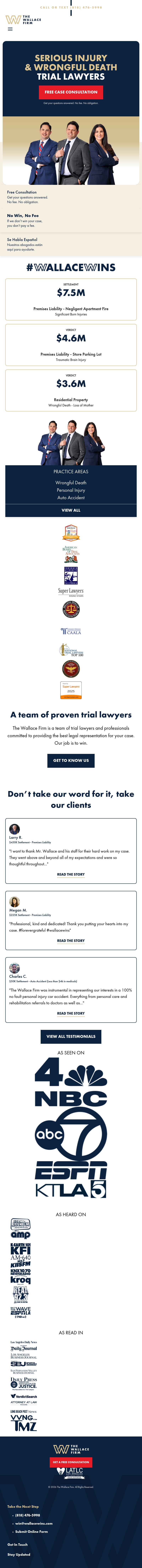 The Wallace Firm - Encino CA Lawyers