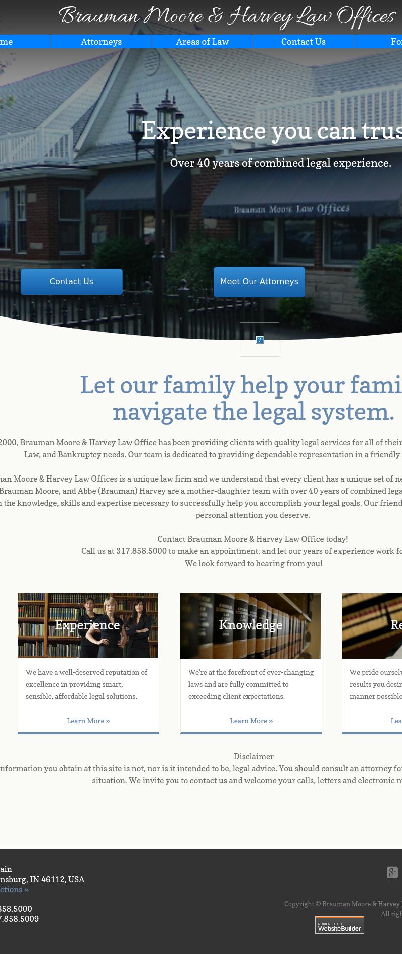 Brauman Moore & Harvey Law Offices - Brownsburg IN Lawyers