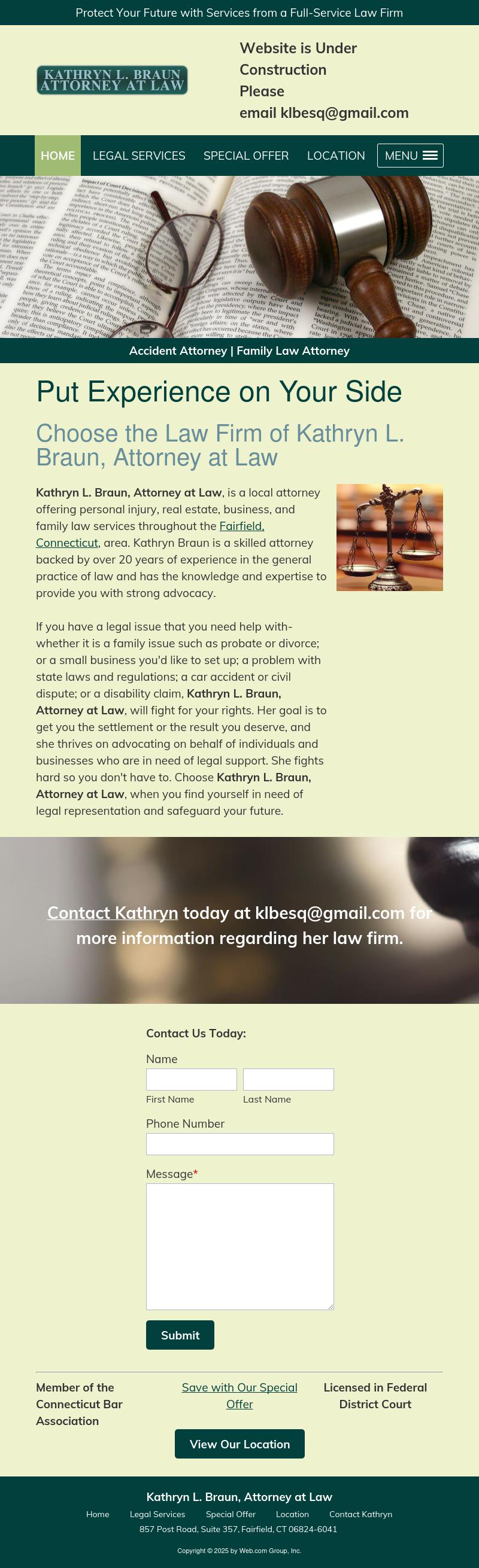 Braun Kathryn L - Fairfield CT Lawyers