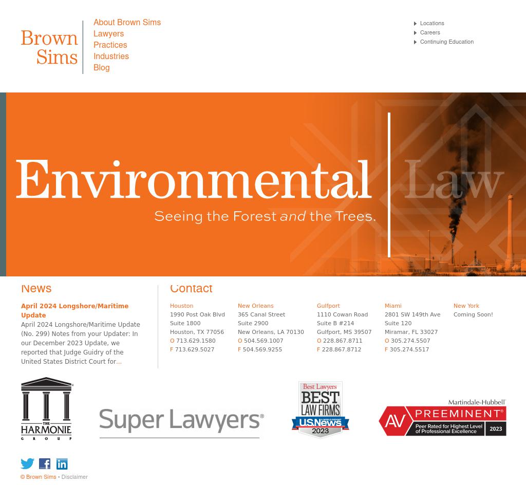 Brown Sims, P.C. - Houston TX Lawyers