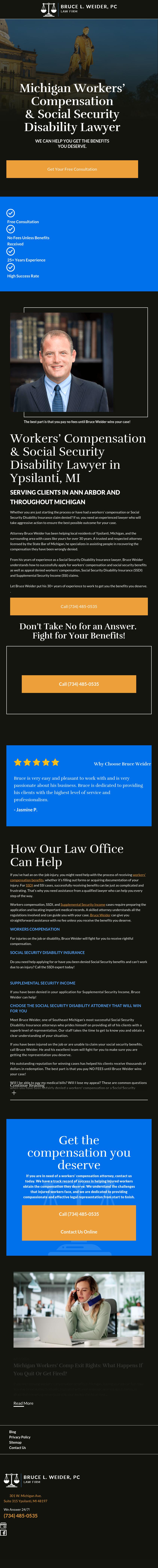 Bruce L. Weider, PC - Ypsilanti MI Lawyers