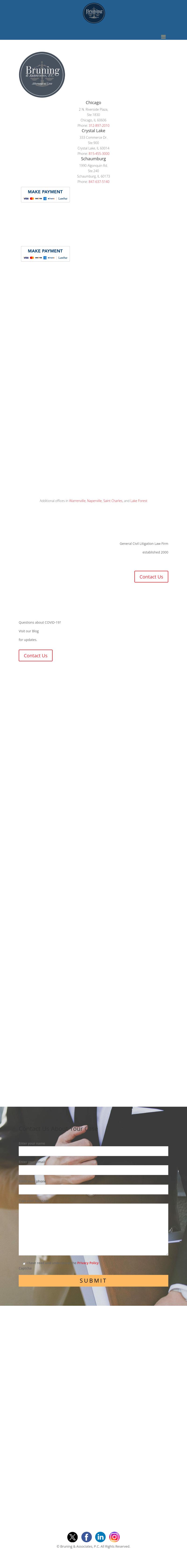 Bruning & Associates, P.C. - Chicago IL Lawyers