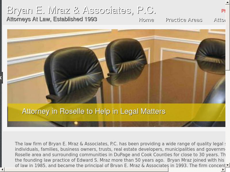 Bryan E. Mraz & Associates - Roselle IL Lawyers