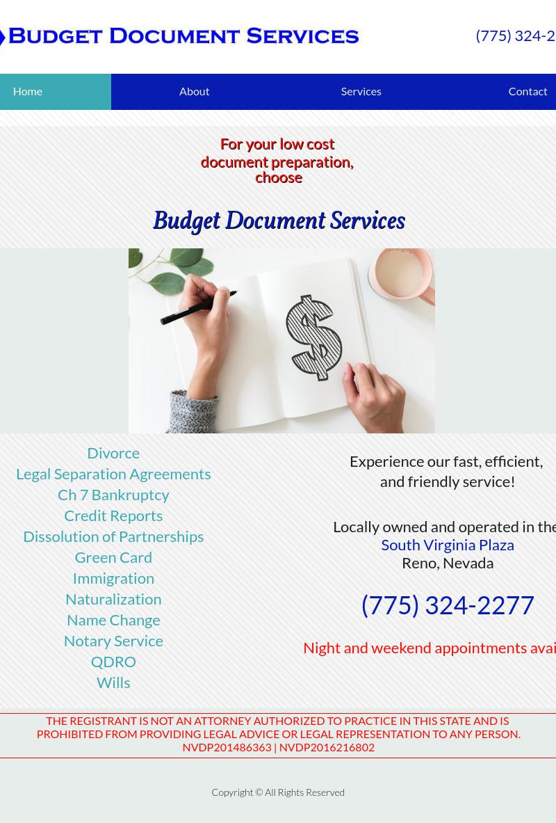 Budget Services - Reno NV Lawyers