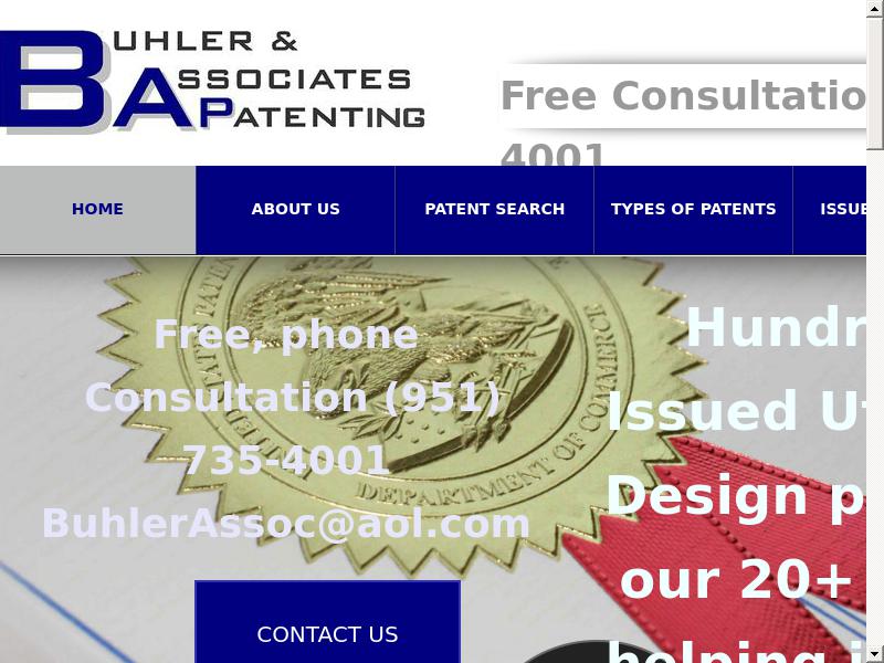Buhler & Associates Patent Law - Corona CA Lawyers