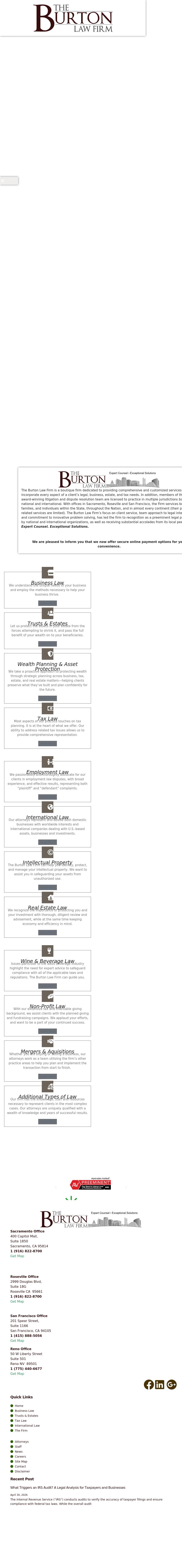 Burton Law Firm - Sacramento CA Lawyers