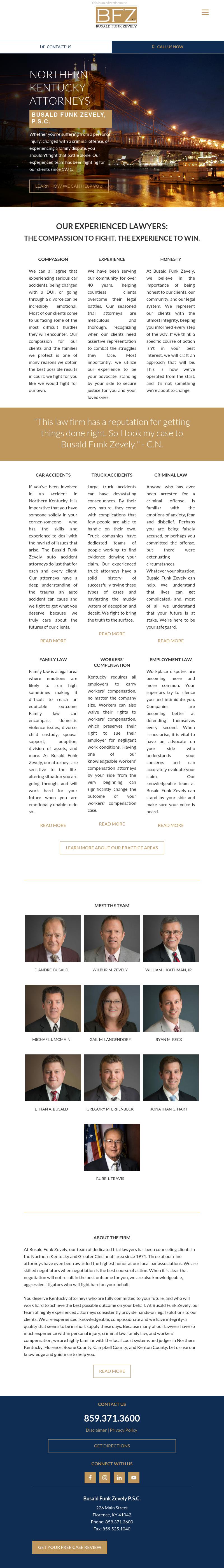 Busald Funk Zevely PSC - Florence KY Lawyers