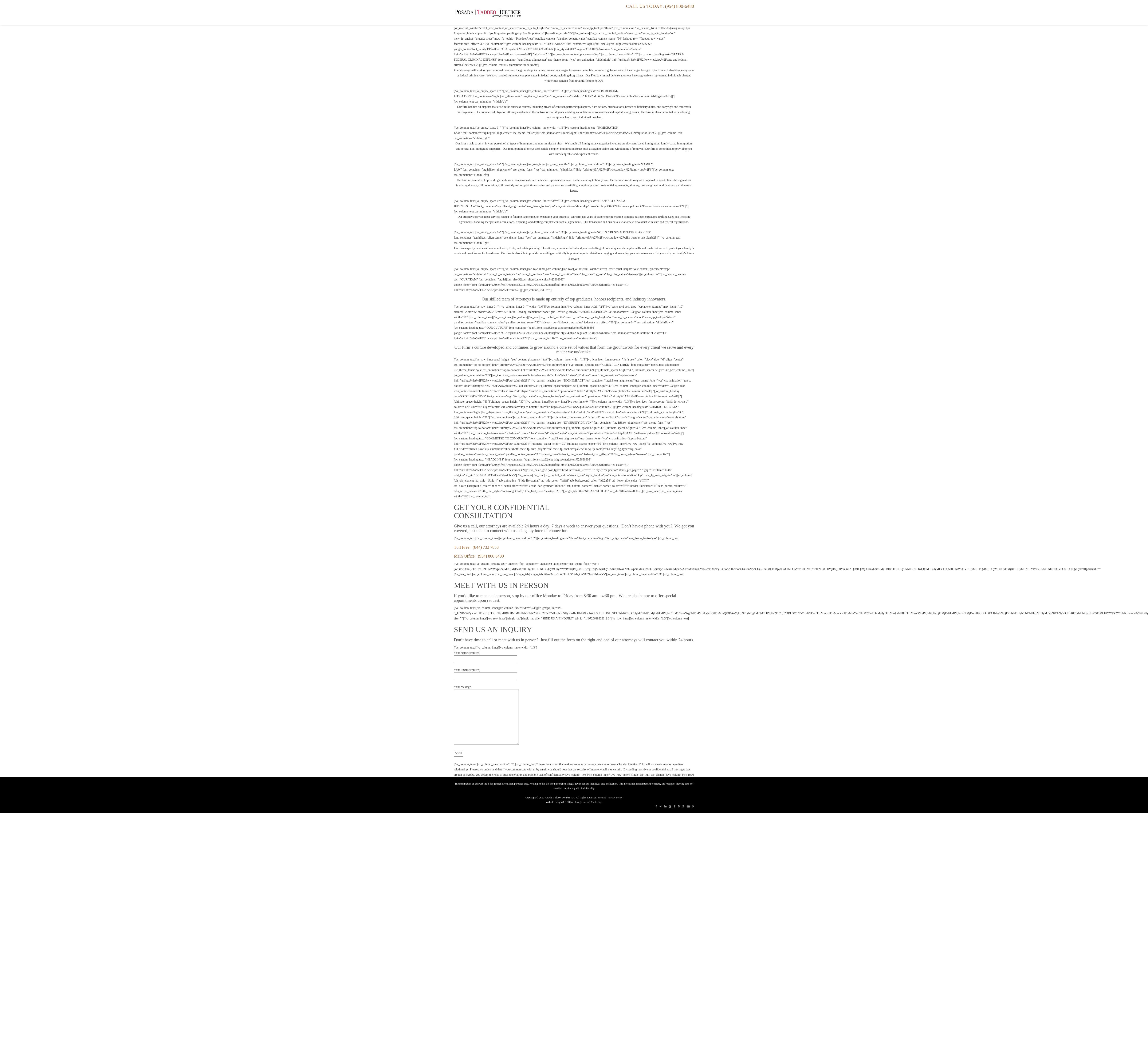 Posada taddeo Dietiker - Fort Lauderdale FL Lawyers