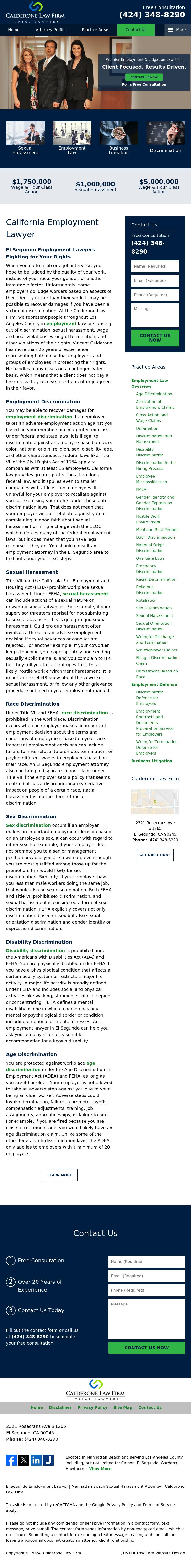 Calderone Law Firm - Manhattan Beach CA Lawyers