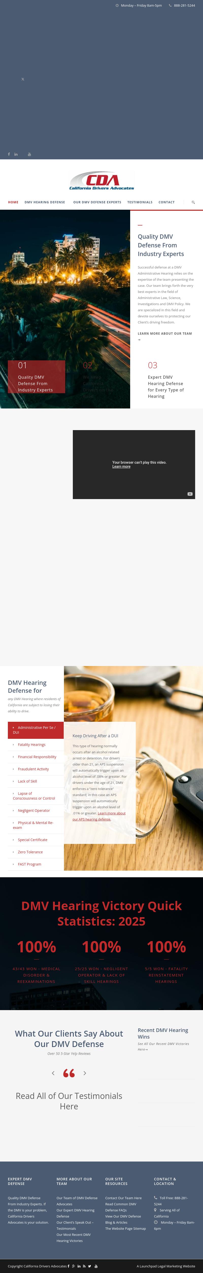 California Drivers Advocates - Riverside CA Lawyers