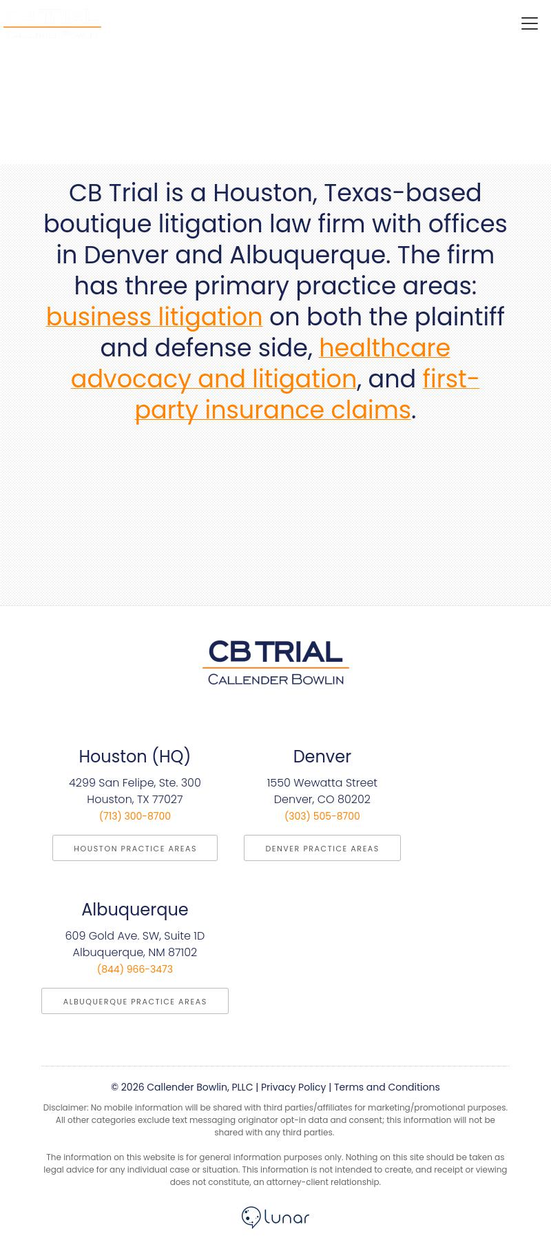 Callender Bowlin, PLLC - Houston TX Lawyers