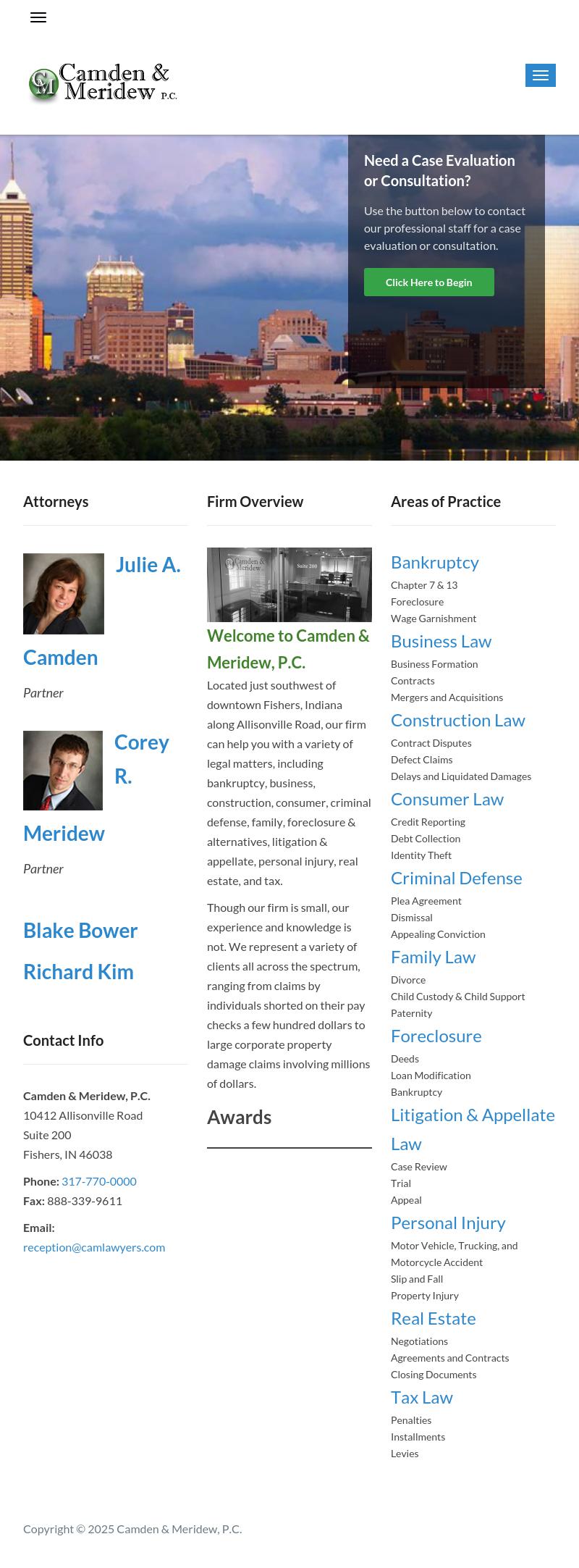 Camden & Associates P C - Fishers IN Lawyers