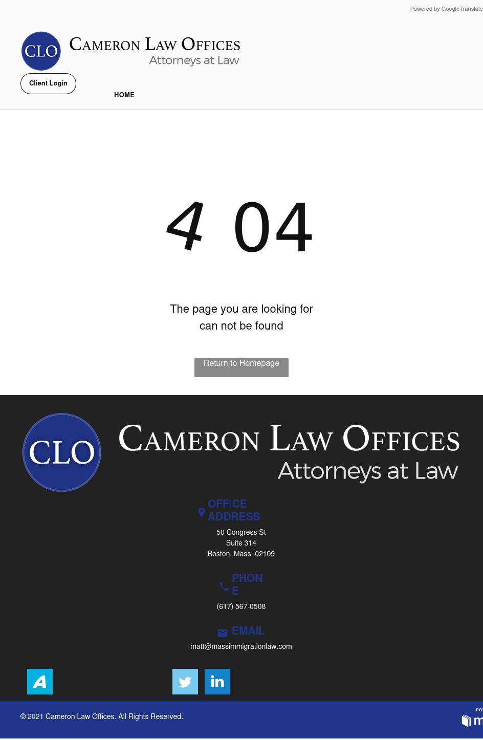 Cameron Law Offices - East Boston MA Lawyers