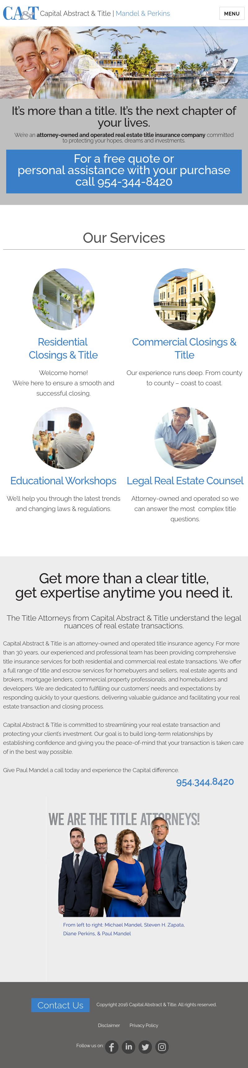 Capital Abstract and Title - Coral Springs FL Lawyers