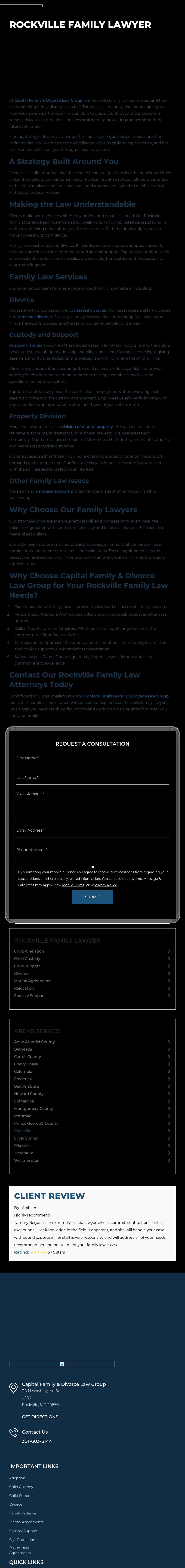 Capital Family & Divorce Law Group - Rockville MD Lawyers