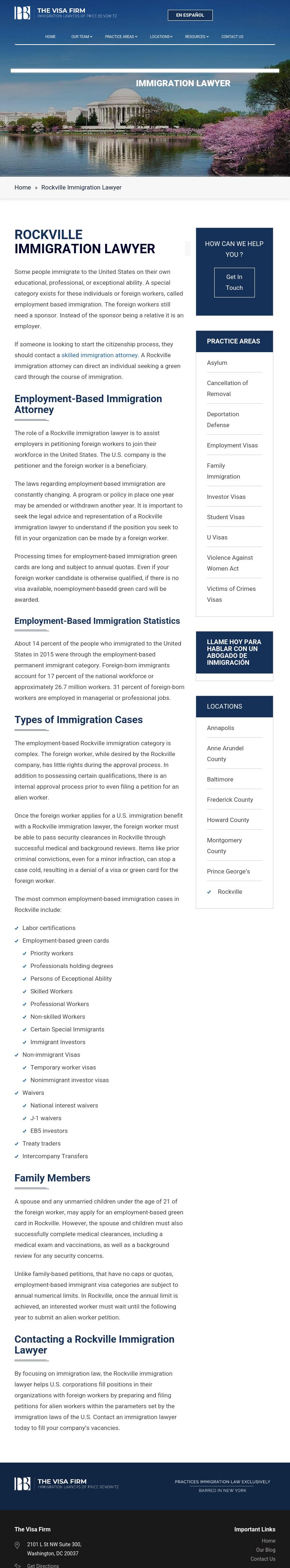 Capital Immigration Lawyers MD - Rockville MD Lawyers