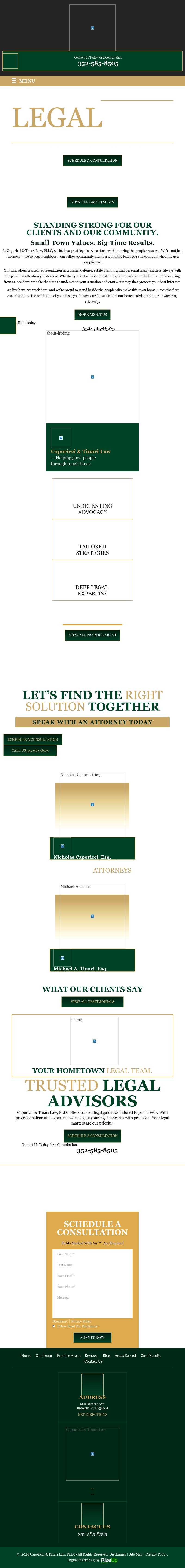 Caporicci & Tinari Law, PLLC - Brooksville FL Lawyers