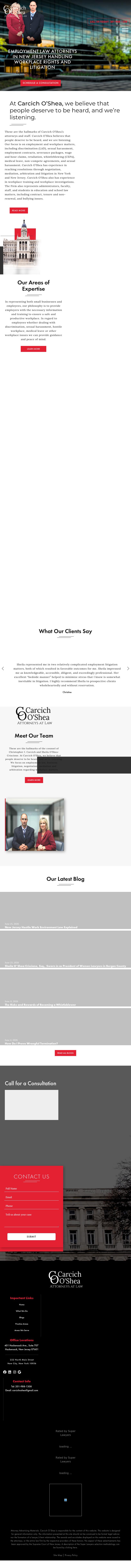 Carcich O'Shea - Hackensack NJ Lawyers