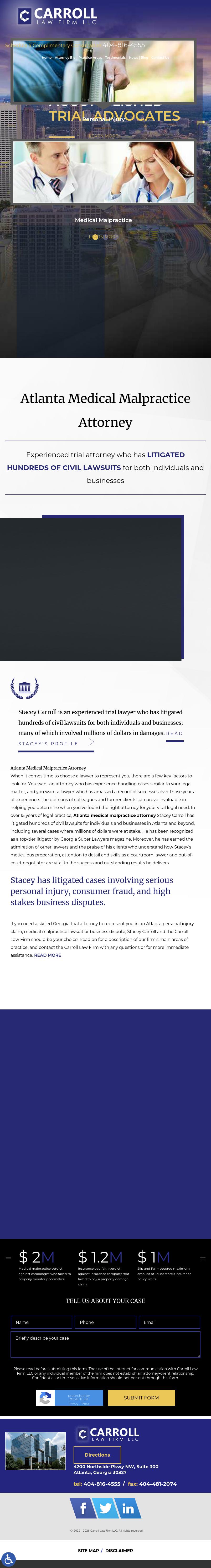 Carroll Law Firm LLC - Atlanta GA Lawyers