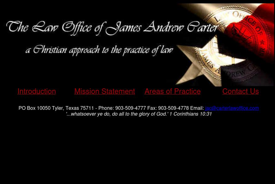 Carter, James Andrew - Tyler TX Lawyers