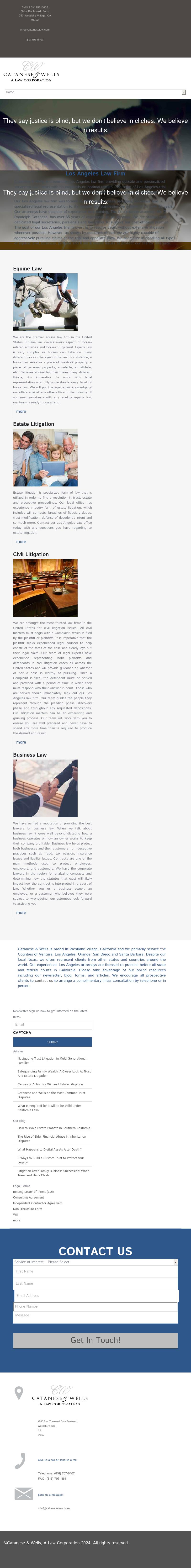 Catanese & Wells - Westlake Village CA Lawyers