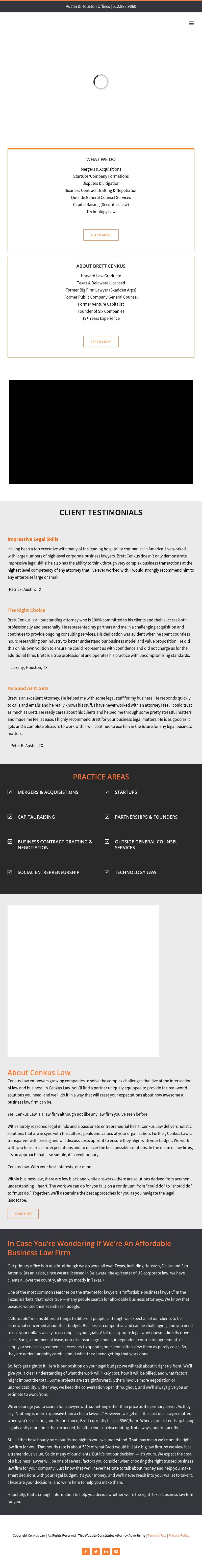 Cenkus Law - Austin TX Lawyers