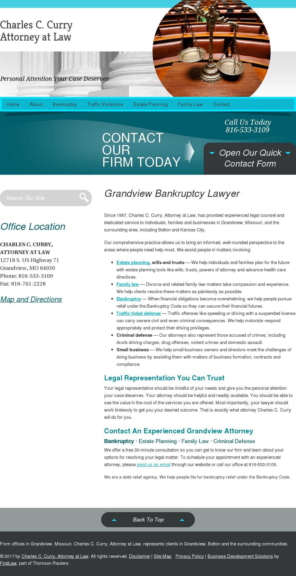 Charles C. Curry, Attorney at Law - Grandview MO Lawyers