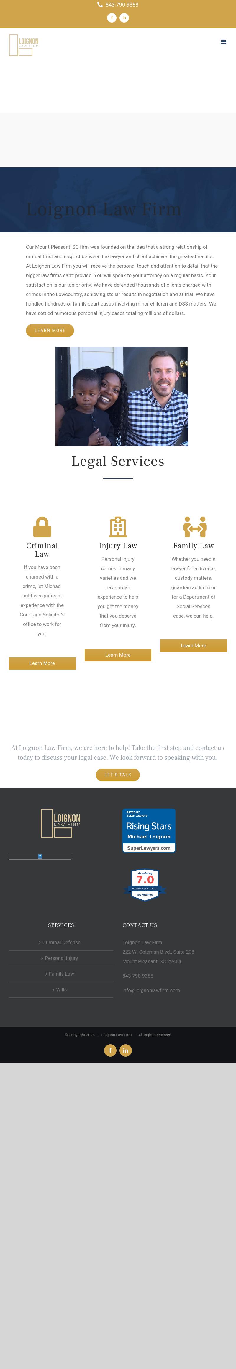 Loignon Law Firm - Mount Pleasant SC Lawyers