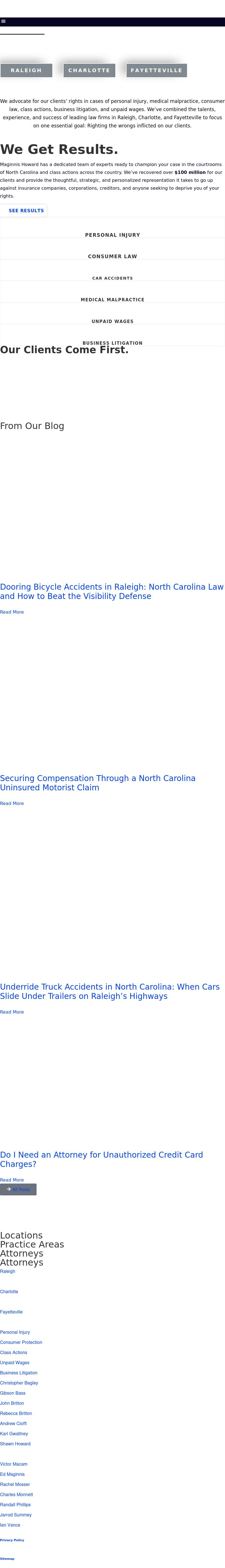 Charles G. Monnett III & Associates - Charlotte NC Lawyers