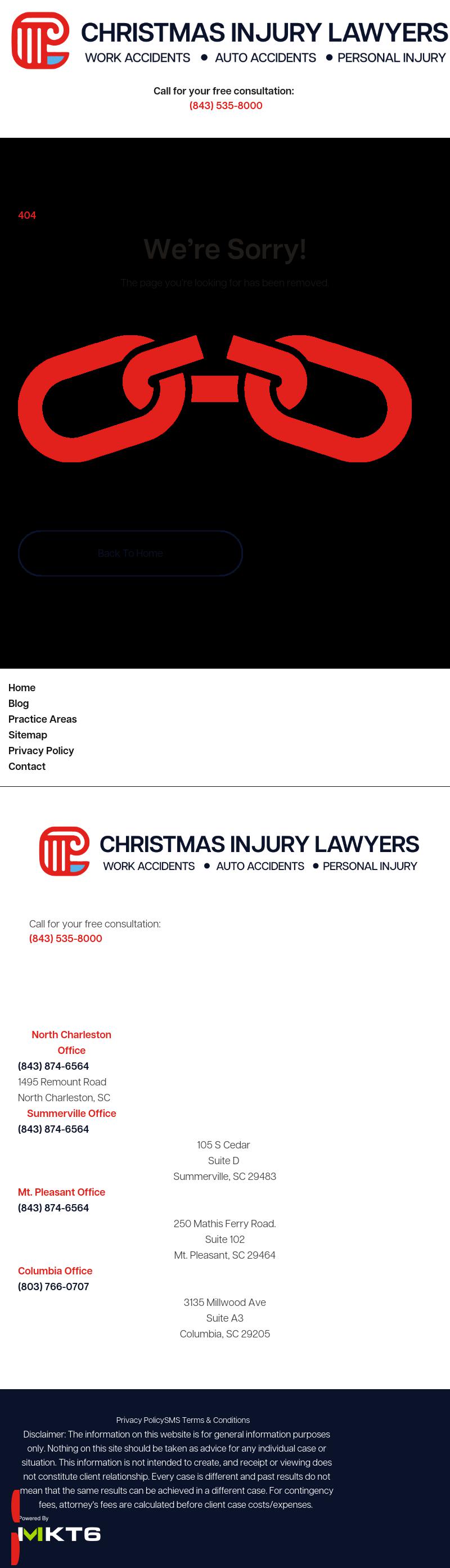 Christmas Injury Lawyers - Columbia SC Lawyers