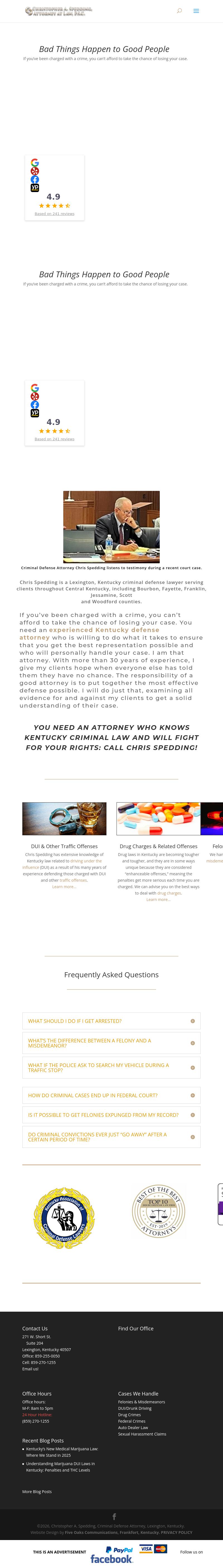 Christopher A Spedding Attorney At Law PSC - Lexington KY Lawyers