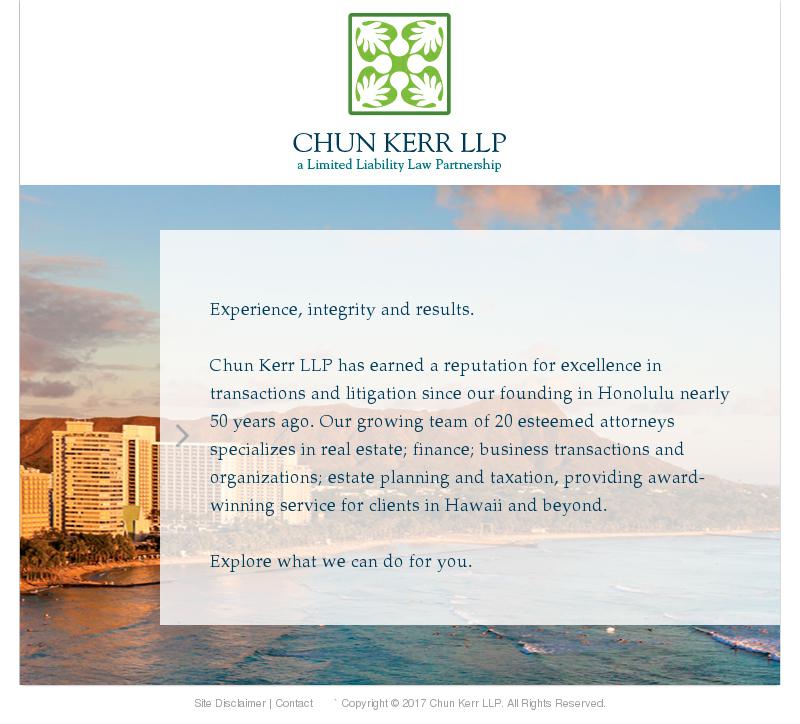 Chun Kerr Dodd Beaman & Wong A Limited Liability Law Partnership - Honolulu HI Lawyers