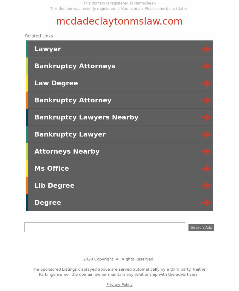 Clayton Bridgett McDade Attorney At Law - Jackson MS Lawyers