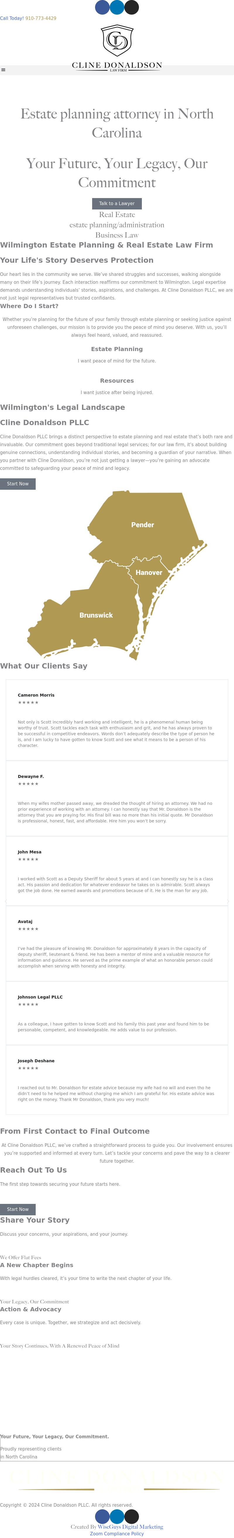 Cline Donaldson PLLC - Hampstead NC Lawyers