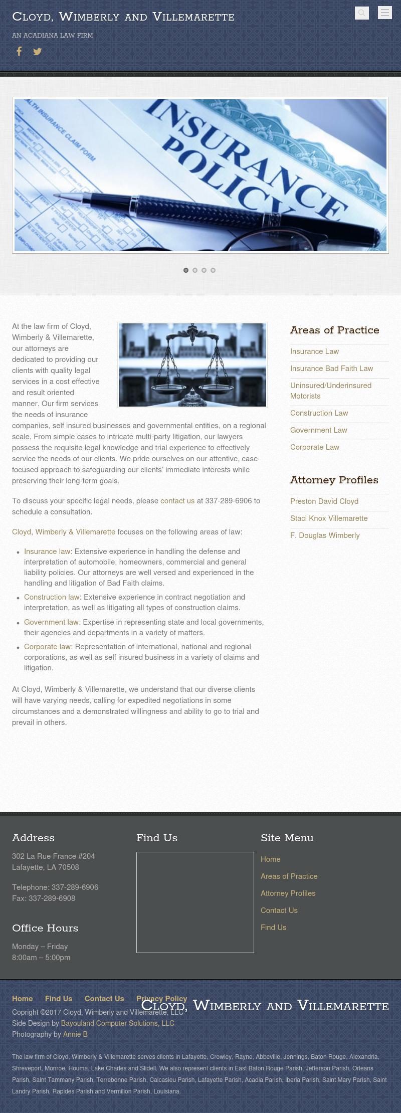 Cloyd Wimberly & Villemarette, L.L.C. - Lafayette LA Lawyers