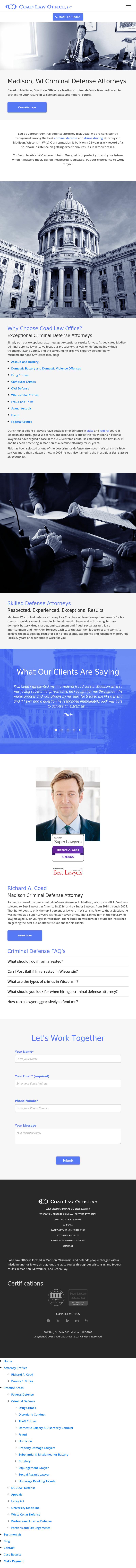 Coad Law Office, S.C. - Madison WI Lawyers