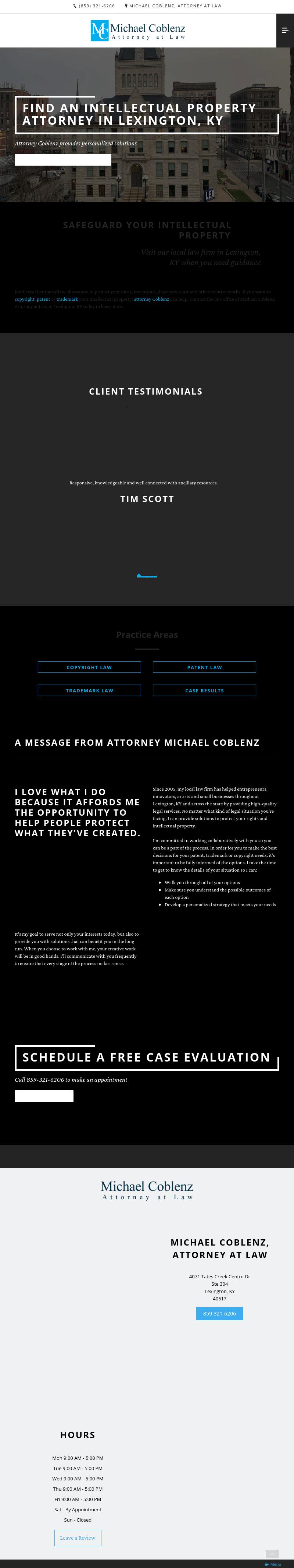Coblenz Michael Attorney At Law - Lexington KY Lawyers
