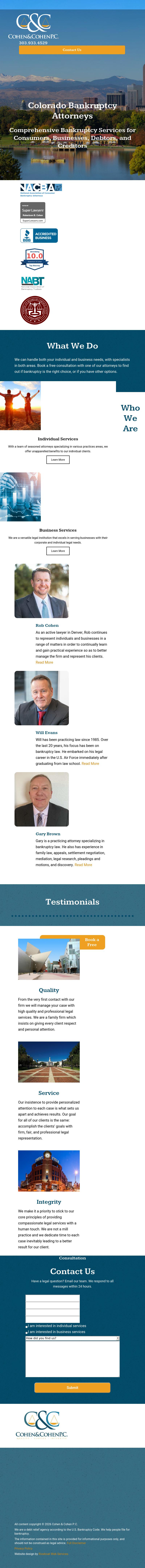 Cohen and Cohen P.C. - Denver CO Lawyers