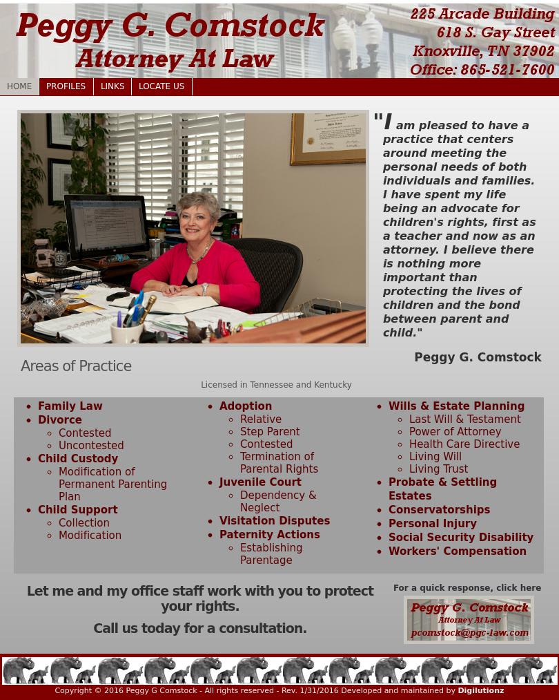 Comstock Peggy G Attorney at Law - Knoxville TN Lawyers