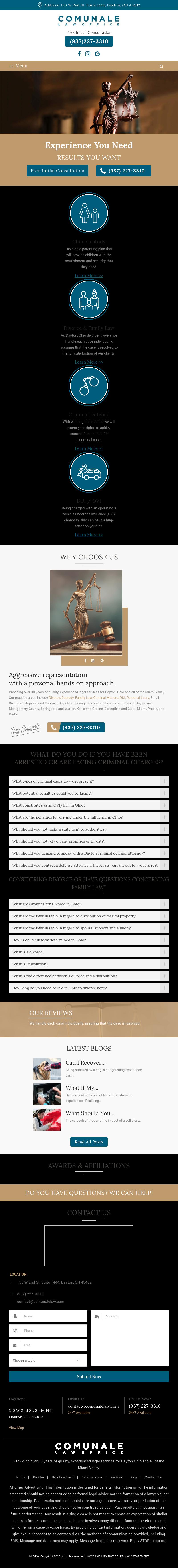 Comunale Law Office - Dayton OH Lawyers