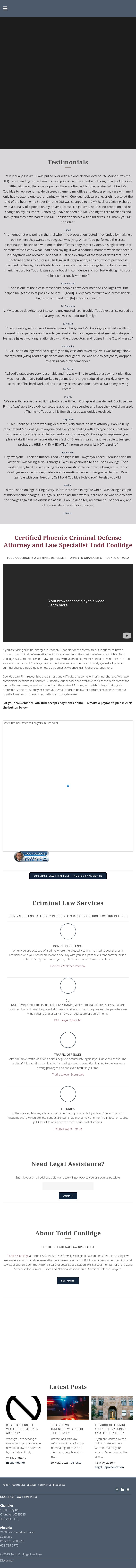 Coolidge Law Firm PLLC - Chandler AZ Lawyers