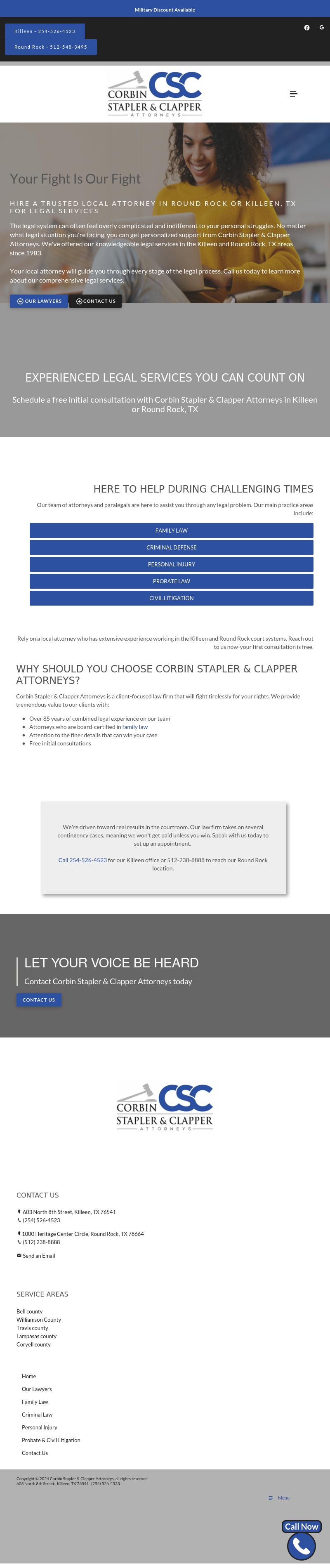 Corbin Dan Attorney At Law - Killeen TX Lawyers