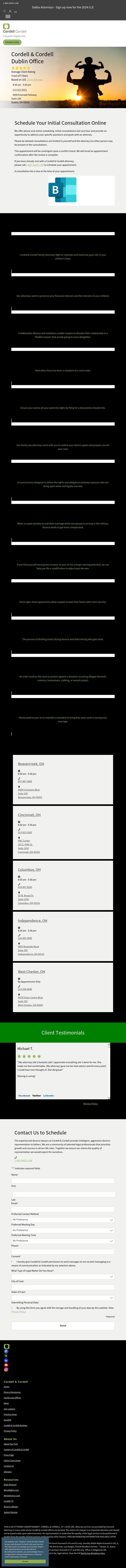 Cordell & Cordell - Divorce<br>Attorney Office<br> - Dublin OH Lawyers